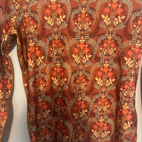 Hunter Bell Connor top harvest medallion XS festival boho 70s turtleneck - Picture 3 of 8